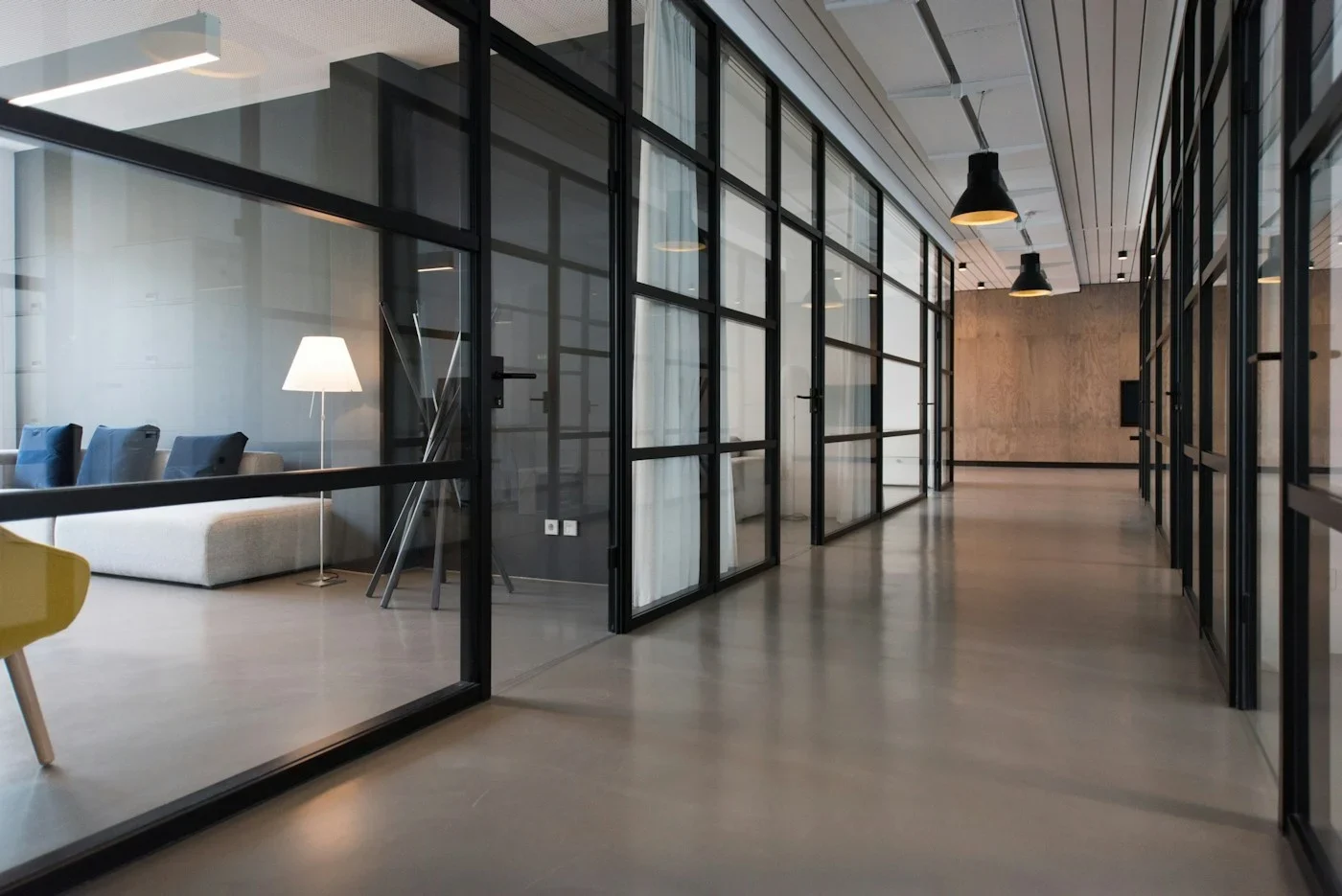 Commercial build-out — illustrative design imagery